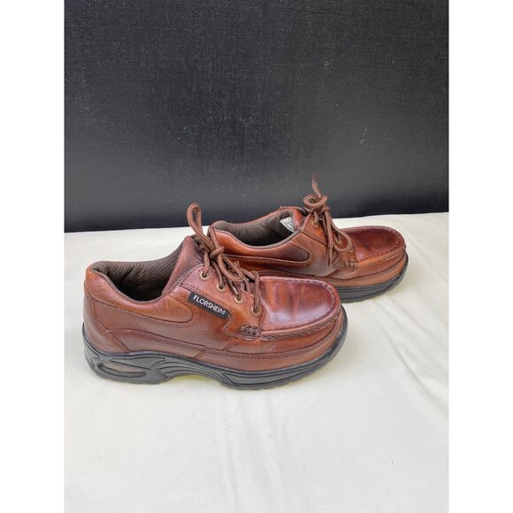 Florsheim Unisex Brown Leather Eurocasual Oxfords/ Shoe Size M5.5 -W7.5 SKU 5434 main image 7
